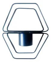 Comprar Macetero Colgante De Hierro Con Maceta De Hierro (hexagonal)
