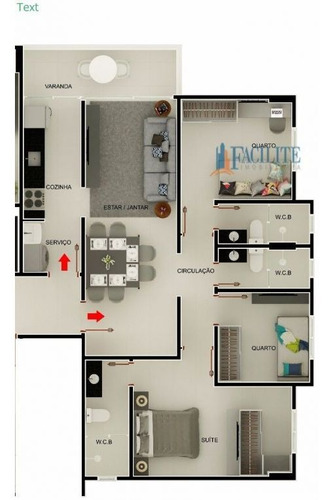 Imagem 6 de 14 de Apartamento Para Vender No Pedro Gondim, João Pessoa, Pb - 22848-11489
