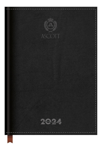 Agenda Ascott Presidente Año 2024 Color De La Portada Negro