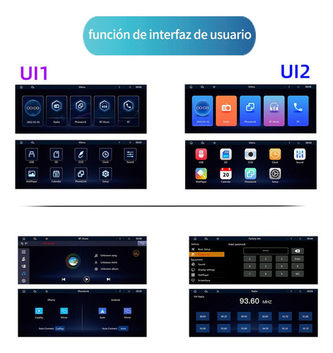 Estéreo Inalámbrico Para Coche 10 Para Carplay Android Auto
