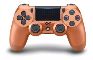 Controle joystick sem fio Sony PlayStation Dualshock 4 ps4 metallic copper