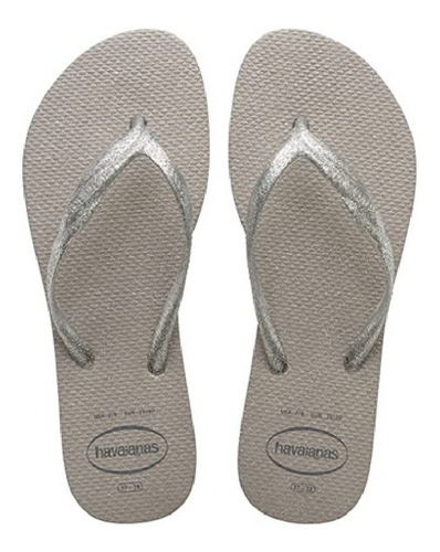 Chinelo Havaianas Gloss Feminina Com Glitter Slim Sandália 