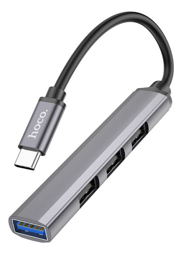 Adaptador Hub Usb Tipo C 4 En 1 Macbook Air Pro Windows Hoco