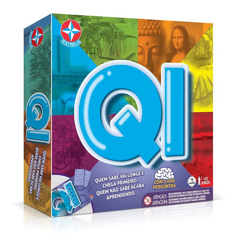 Brinquedo Jogo Educativo Cuca Com 3000 Perguntas Qi Estrela