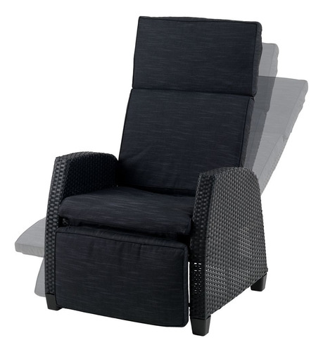 Sillon De Exterior De Aluminio Y Ratan