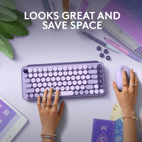 Teclado Inalámbrico Logitech Pop Keys Mechanical Con Emoji