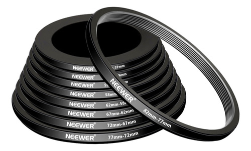 Kit De Anillos Adaptadores Para Filtros Y Lentes De Cámara N