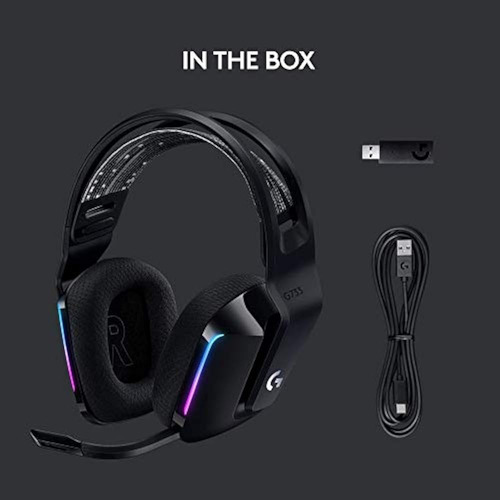 Auriculares Inalámbricos Logitech G733 Con Rgb Y Micrófono B