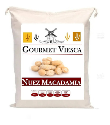5 Kg Nuez De Macadamia Entera Y Pelada Calidad Gourmet
