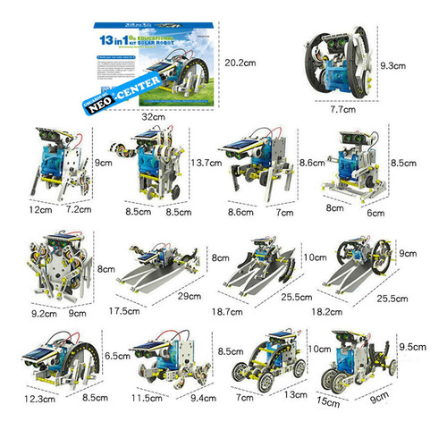 Pack Robot Solar 13en1 + 6en1 + 3en1 Dinobot + 3en1 Scorpion