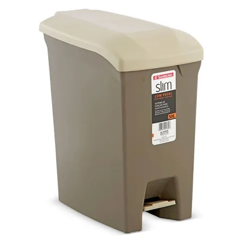Tacho con pedal 50 litros sale