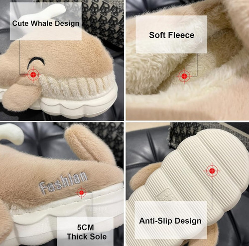 Pantuflas Importadas Juvenil Personaje Tiburon 3d Invierno