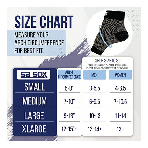 Sb Sox Calcetines De Compresión Para Fascitis Plantar Para