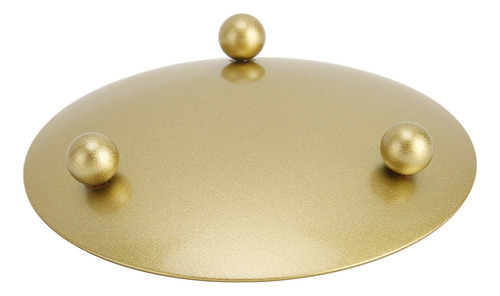Platos De Metal Para Velas, 4 Unidades, De Color Dorado, Est