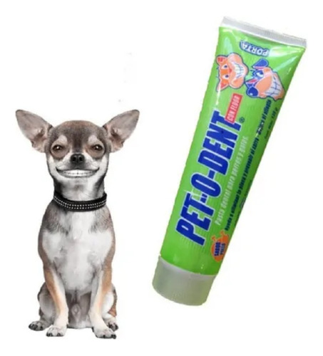 Pasta Dental Perro Gato Pet-o-dent Dientes Limpios Sarro