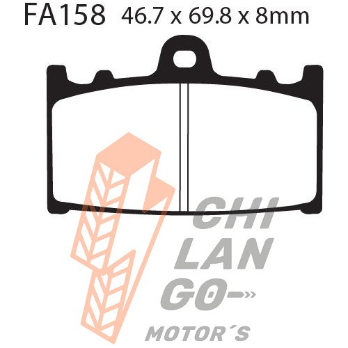 Balatas Ebc Del. Izq.   Gsx-r 600 V/w/x/y/k1-3/zk3 97-03