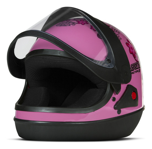 Capacete Feminino Sport Moto For Girls Pro Tork