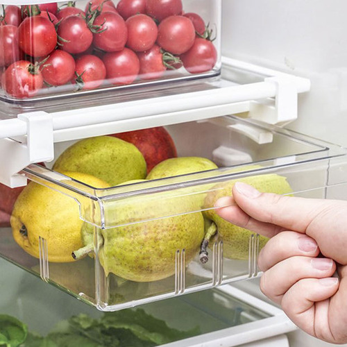 Cajón Frigorífico Rectangular Transparente De Gran Capacidad
