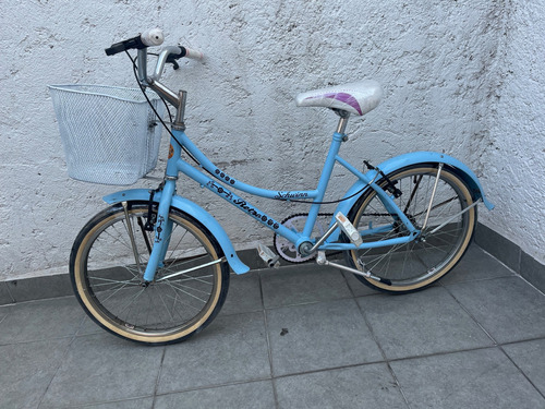 Bicicleta Para Niña Rodada 24 Color Azul Celeste Se Vende Celeste 20 " (Usado)