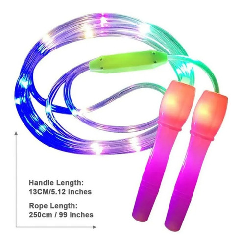 Imagen 5 de 7 de Cuerda Led Cuerda Para Brincar Para Saltar Led