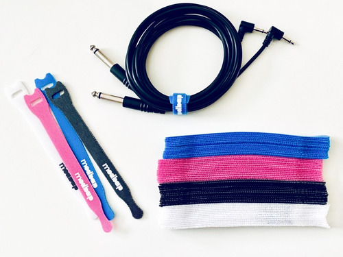 Imagen 3 de 3 de Pack 40 Unidades Cable Ties Organizadores Modbap Modular