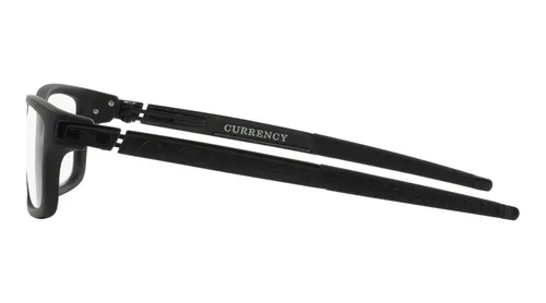 Lentes Ópticos Currency Satin Black Oakley Frame