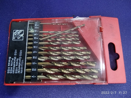 Juego Mechas Hhs Para Metal 13 Piezas Desde 1/16 A 1/4