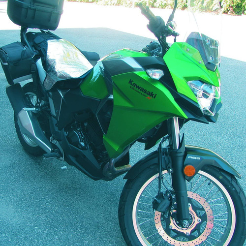 Imagen 3 de 7 de Sol Funda De Asiento De La Motocicleta De Reflexión Po...