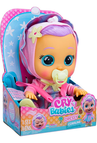 Cry Babies Dressy Coraline - Muñeca Bebé! 2m