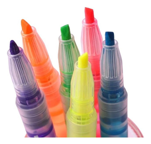 Destacadores Tinta Liquida Fluorescentes