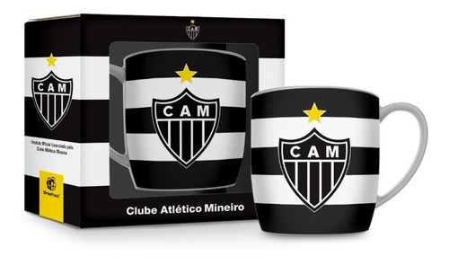 Caneca Porcelana Atlético Mineiro Xícara Galo Oficial