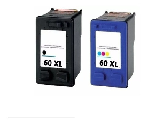 Combo X2 Cartucho Alternativo Para 60 Xl F4480 F4680 4280