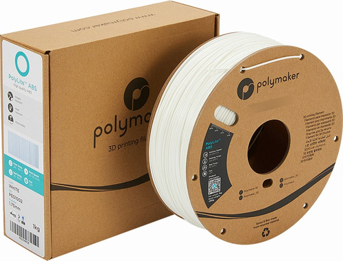 Filamento Impresion 3d Polymaker Polylite Abs Blanco