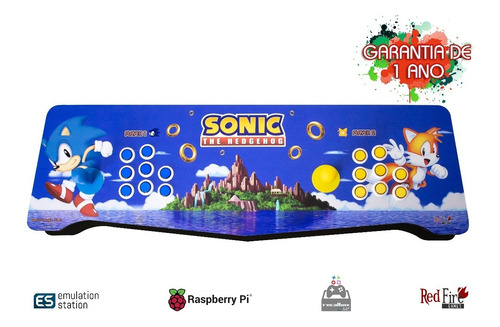 Fliperama Portátil Sonic Com 10 Mil Jogos E Controle