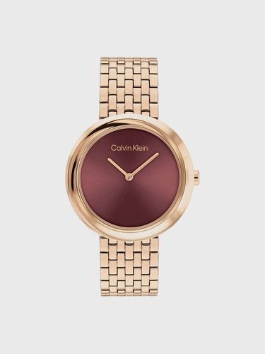 Reloj Contoured Bezel Dorado Calvin Klein