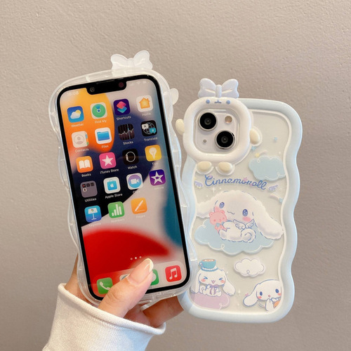 - Funda De Teléfono De Cinnamoroll De Silicona Para iPhone