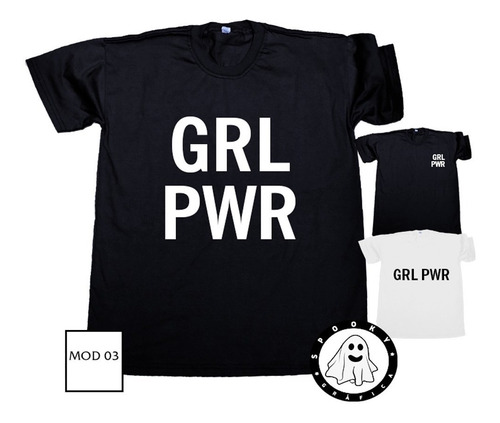 Remeras Girl Power Grl Pwr Feminista Varios Diseños Algodón