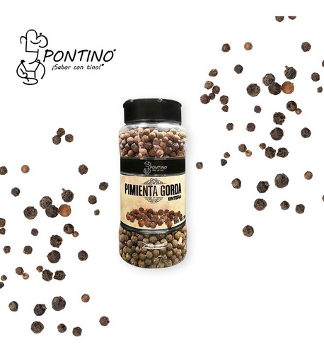 Pontino Pimienta Gorda Entera 200 Gramos 2 Piezas
