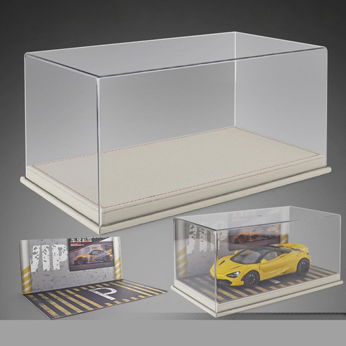 M Vitrine De Carro Fundido Em Escala 1/24 Com Capa De Branco