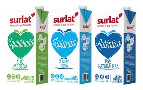 Leche Entera,descremada Y Semidescremada 1lt(3unidad)-super