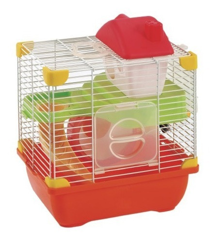 Sp-3636 Sunny Jaula Hamster Land Mini Farm Naranja