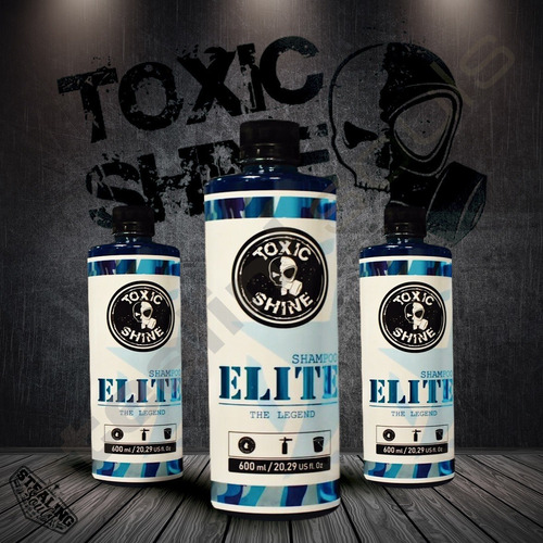 Imagen 1 de 9 de Toxic Shine | Elite | Shampoo | Ph Neutro / Silice | 600cc
