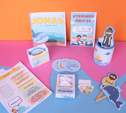 Kit Completo De Recursos Visuais Bíblicos - Jonas