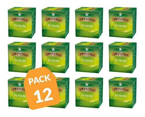 Té Twinings Té Verde 10 Bolsitas (pack 12) /quetequieres