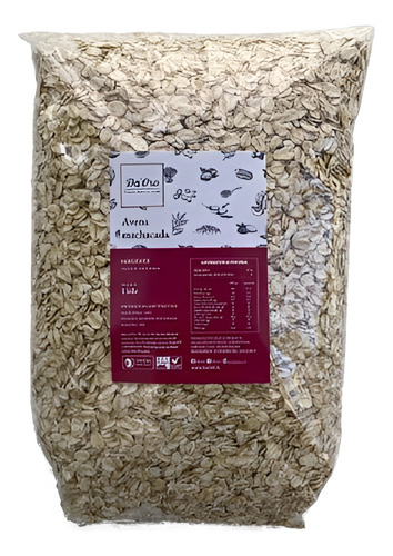 Avena Machacada 1kg Avena Integral Chilena - Daoro