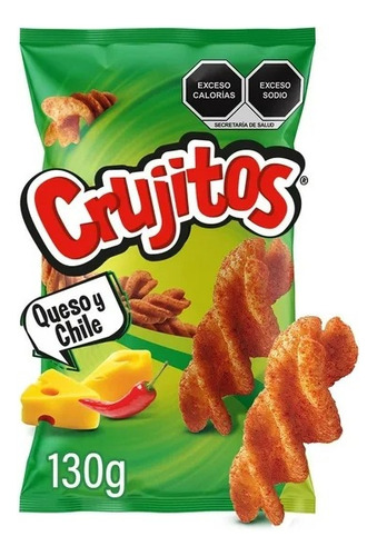 4 Pzas Botana Sabritas Crujitos Queso Y Chile 130 G