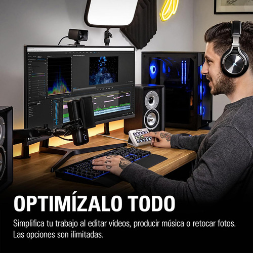 Teclado Elgato Stream Deck Mk2 15 Botones Programables White