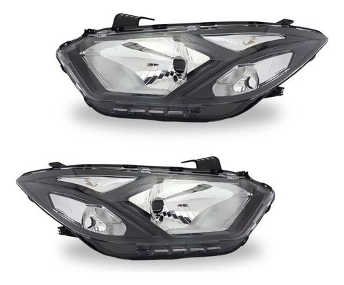 Par Farol Másc Negra Prisma Onix Joy Plus 17 18 19 20 Arteb