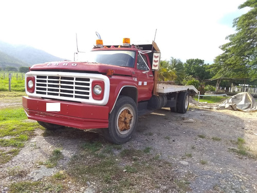 Imagen 3 de 5 de Camión Ford 750, Año 1976, Con Turbo, Grúa. Acepto Ganado.