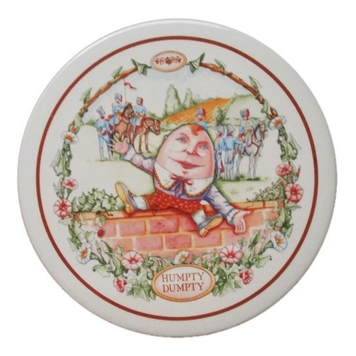 Plato Decorativo Inglés Wedgwood Humpty Dumpty, Envío Gratis